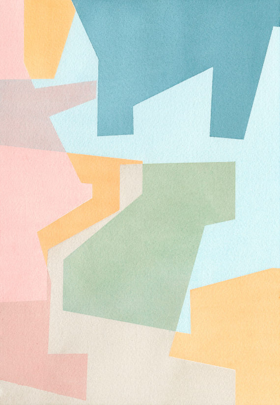 Extraversion_Aquarell_auf_Aquarellpapier_Nina_Gospodin_2024