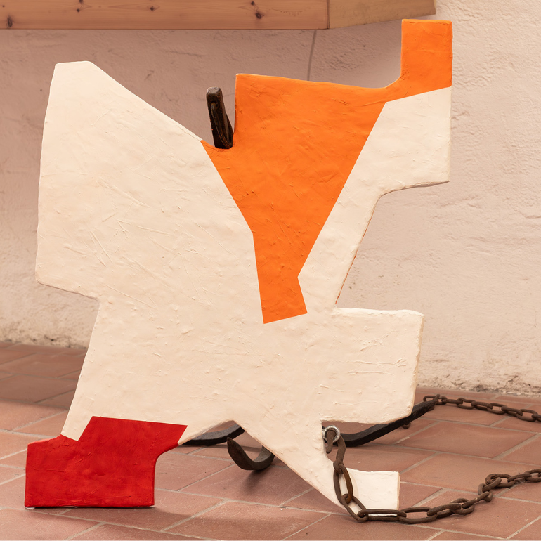 Skulptur_Nina_Gospodin_Workaholic_Schiffahrtsmuseum_Spitz_Wachau